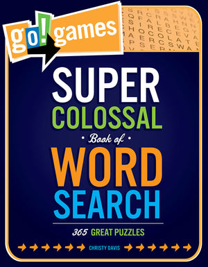 go!games Super Colossal Book of Word Search book cover image
