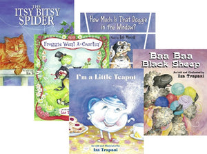 Iza Trapani's Paperback Nursery Rhyme Collection book covers