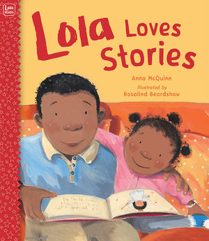 Lola Loves Stories book cover